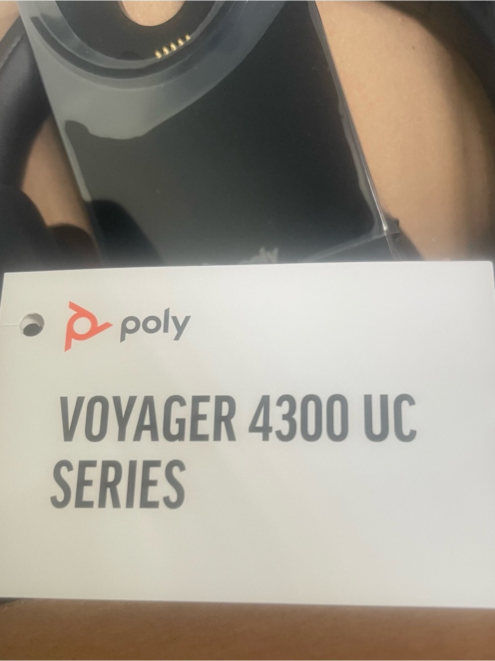 POL Poly Voyager 4300 UC Series Headset Tag (Black)